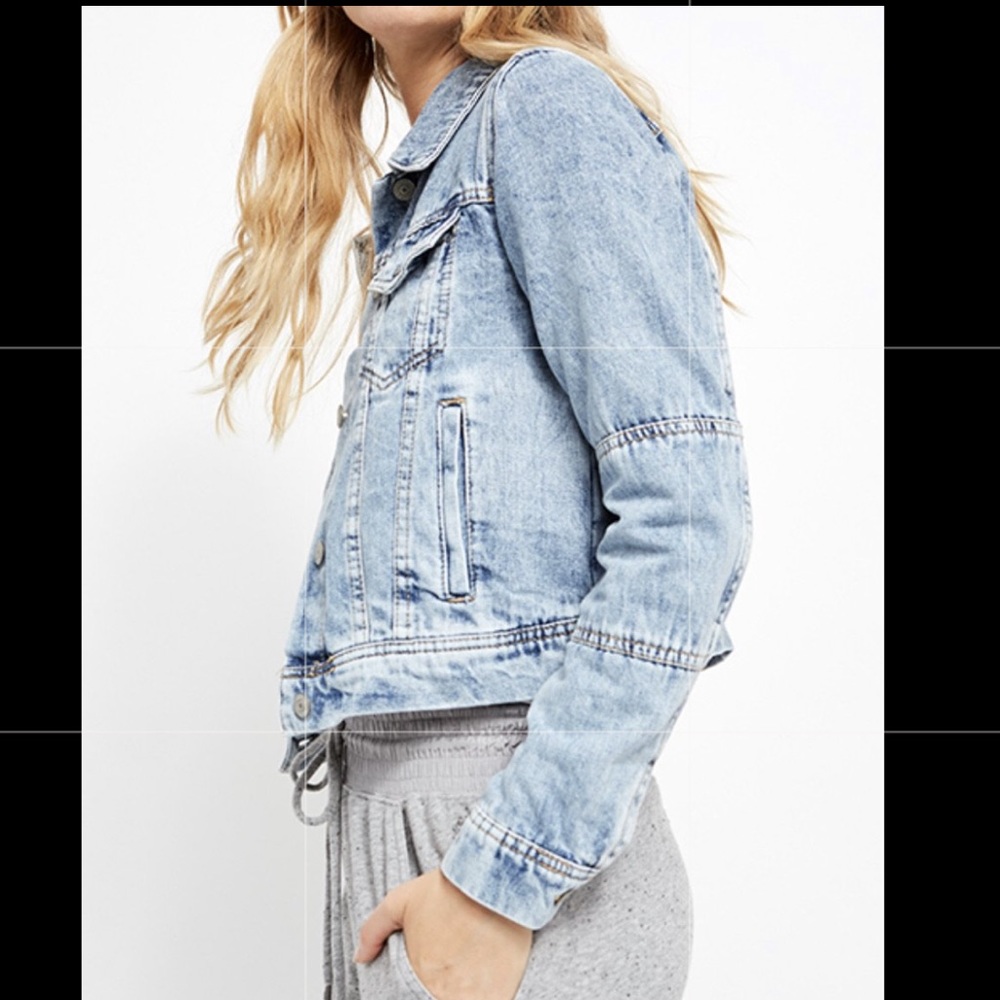 Free People Rumors Denim Jacket